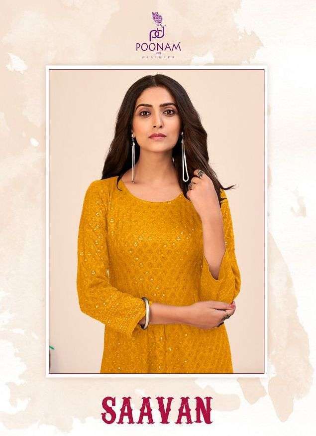 poonam saavan series 101-105 pure rayon kurti 