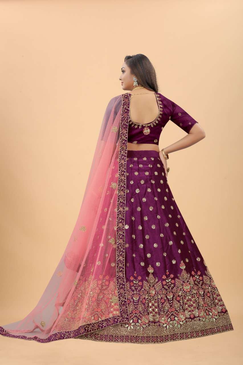 pr 4901-4904 Heavy Velvet lehenga 