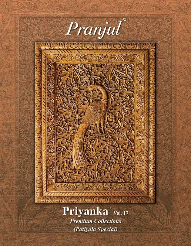 Pranjul Priyanka Vol-17 series 1701-1727 pure cotton suit