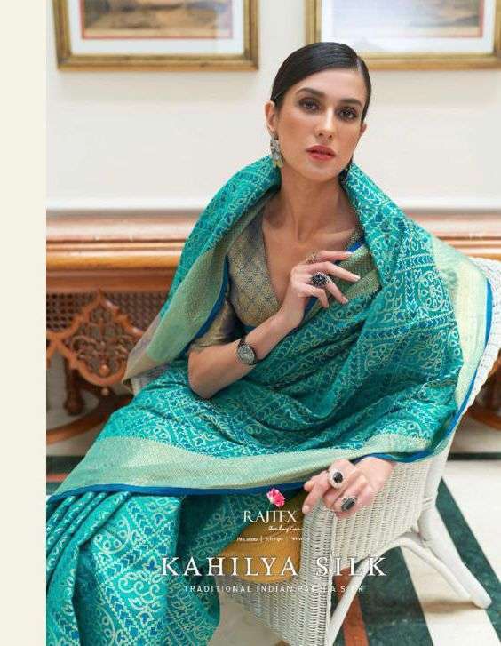 rajtex kahilya silk series 263001-263006 patola silk saree