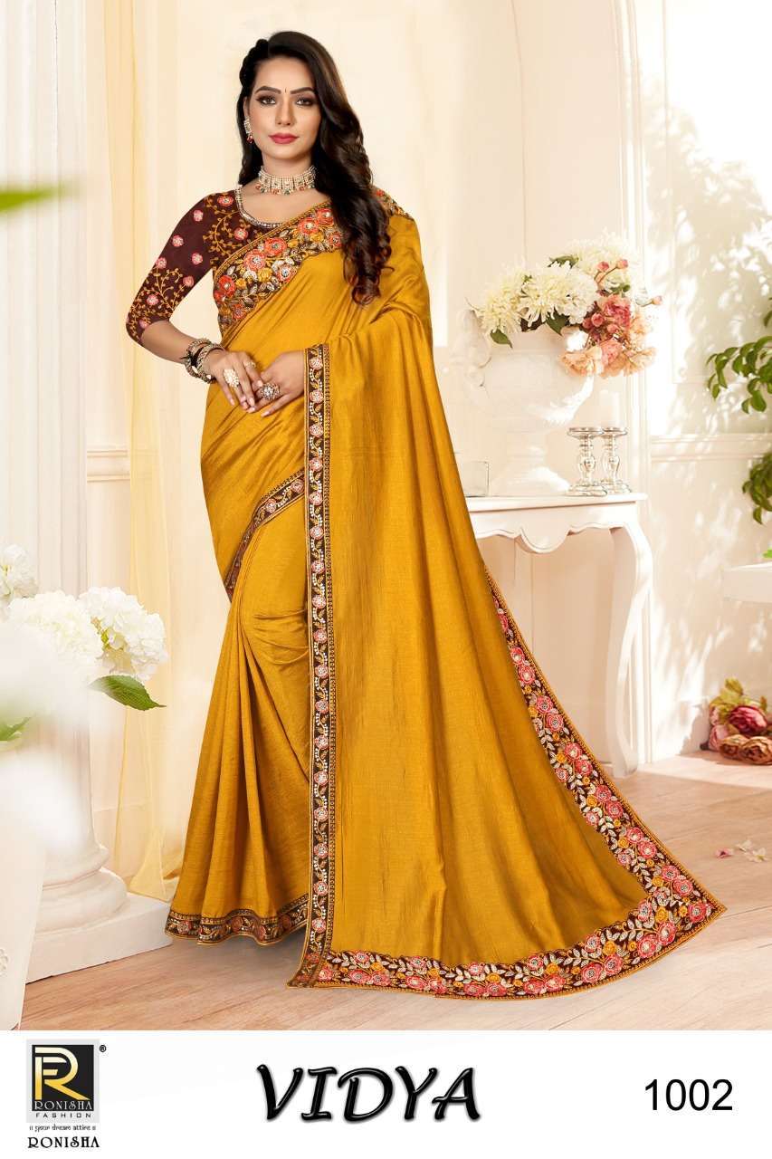 ranjna saree Vidya series 1001-1006 vichitra saree