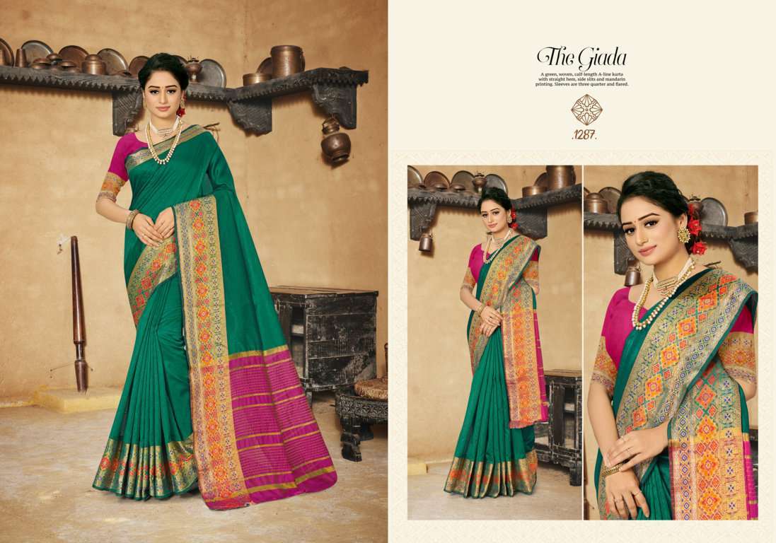 riwazo kavyanjali series 1283-1290 cotton saree