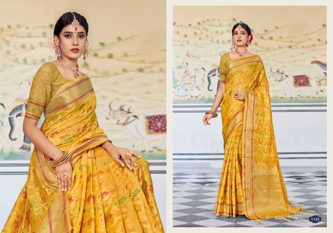 riwazo sushmita series 1131-1136 organza saree