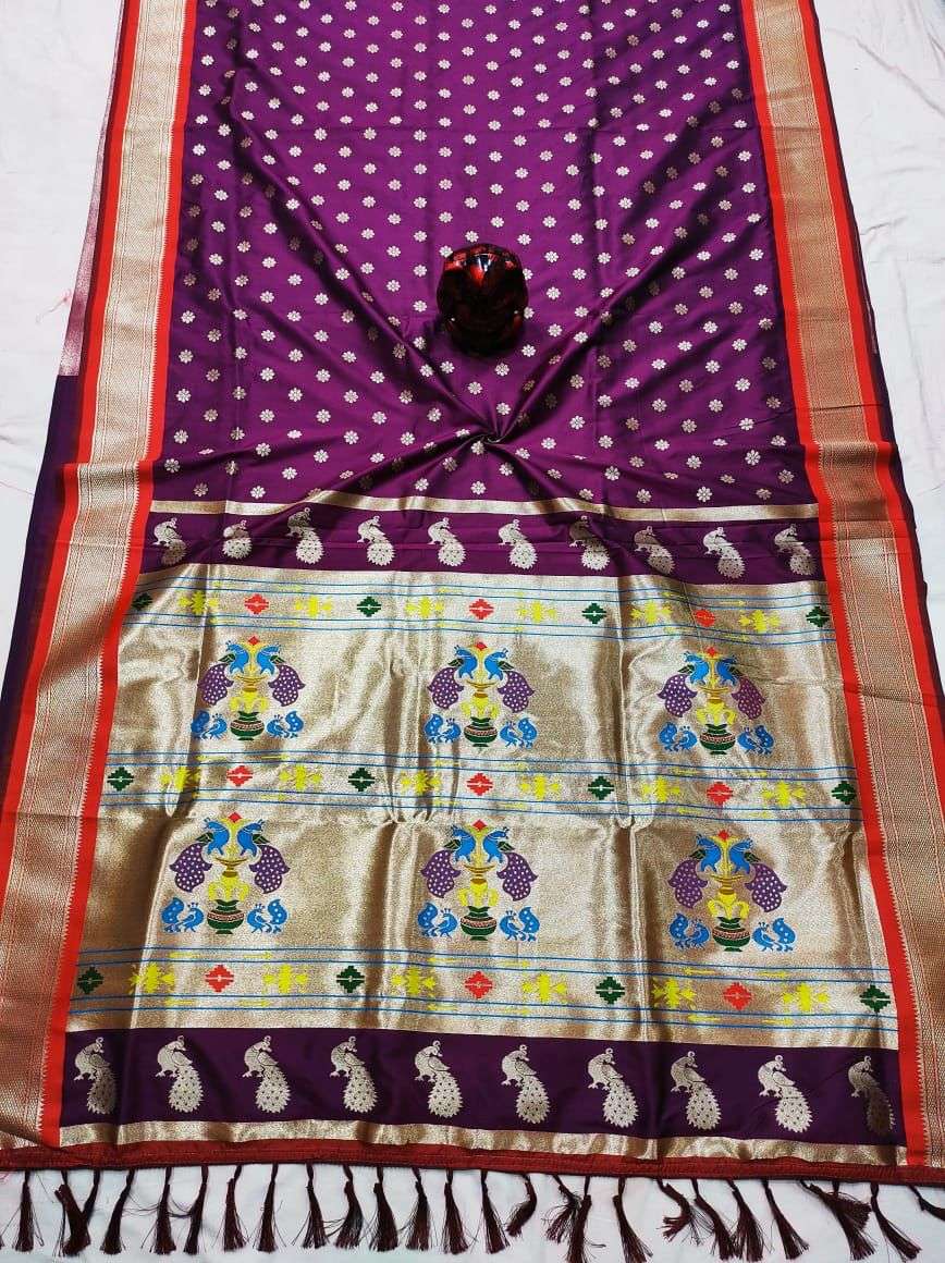 ronaldo designer pure silk saree