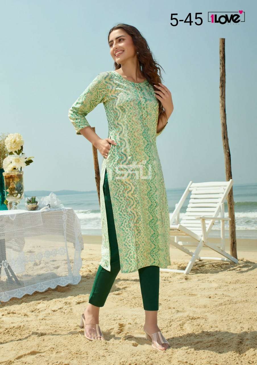 s4u pr 45 design pocket straight kurti