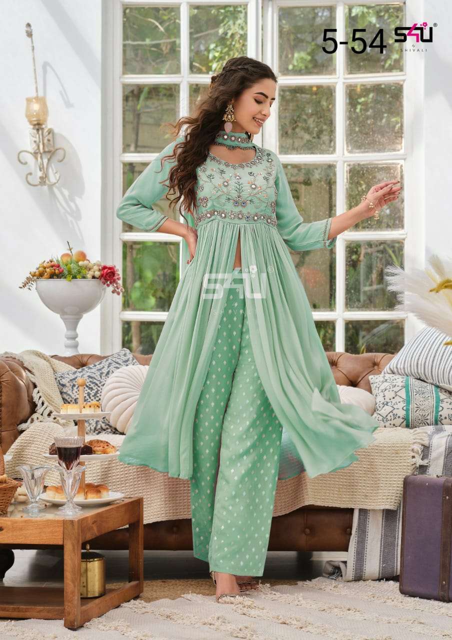 s4u pr 54 design fancy embroidery suit