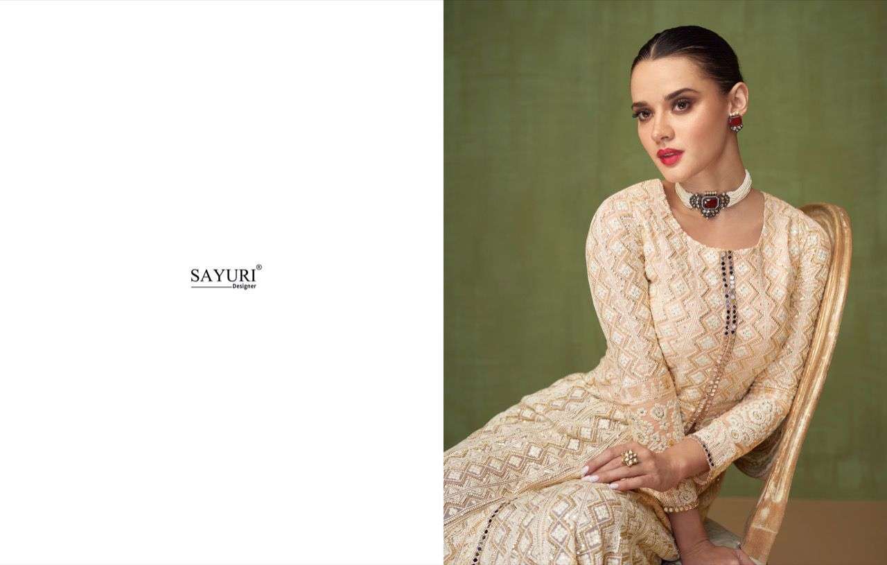 SAYURI DESIGNER HEER DESIGNER REAL GEORGETTE SUIT 