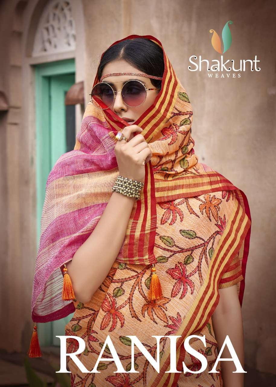 shakunt weaves ranisa series 34485-34490 art digital silk saree