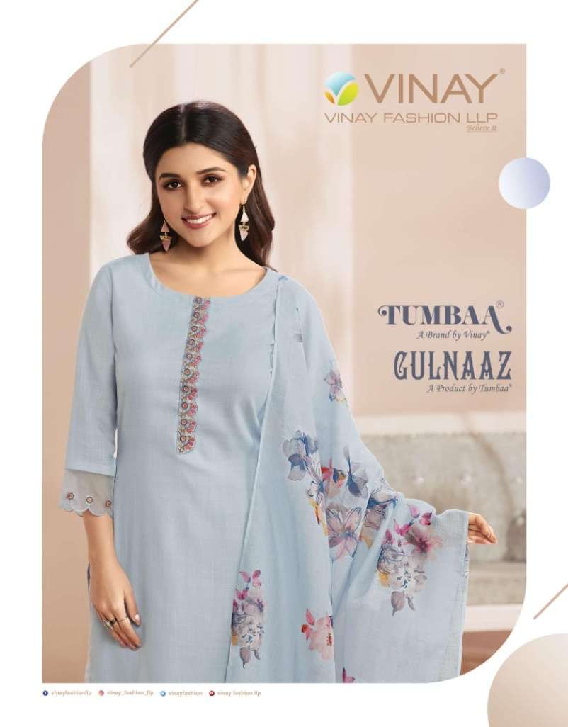 vinay tumbaa gulnaaz series 40291-40298 linen suit 