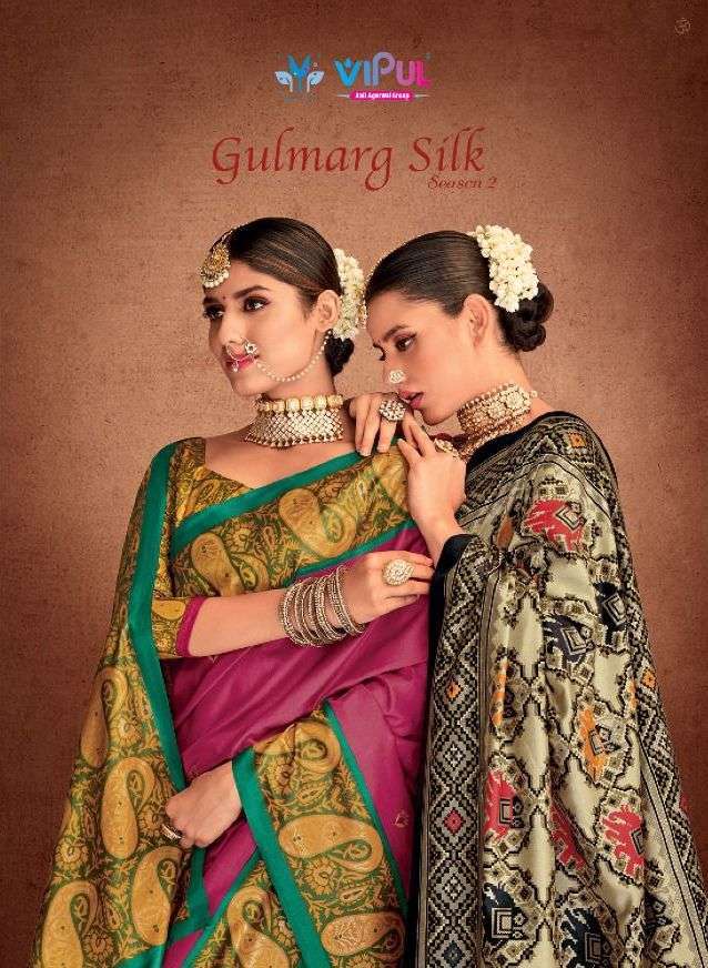 vipul gulmarg silk vol 2 series 53703-53717 silk saree