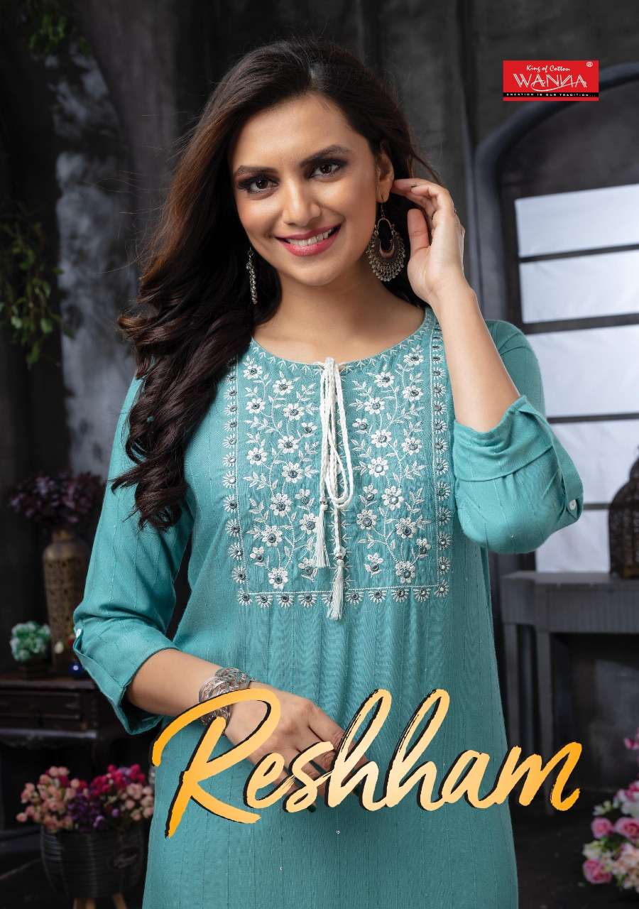 wanna reshham series 01-06 viscose kurti 