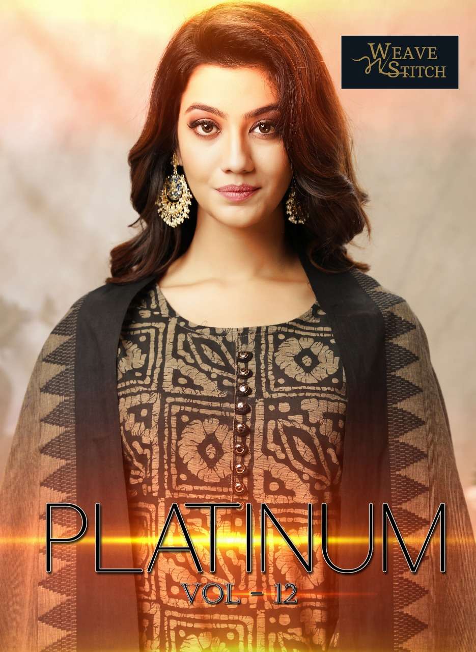 Weave n stitch platinum Vol 12 series 101-109 south cotton readymade suit 