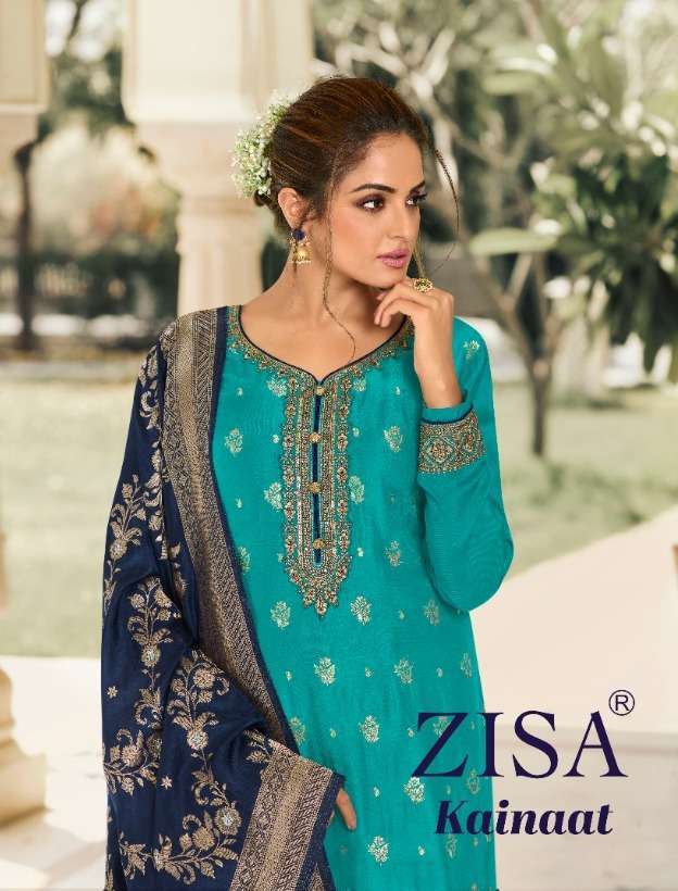 zisa kainaat series 13431-13436 dola jacquard suit