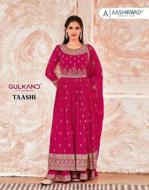 aashirwad taashi series 9353-9357 real georgette suit 