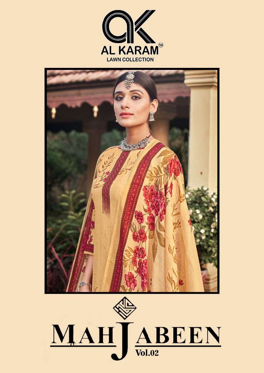 Al Karam Mahjabeen Vol-2 series 2001-2010 pure soft cotton suit