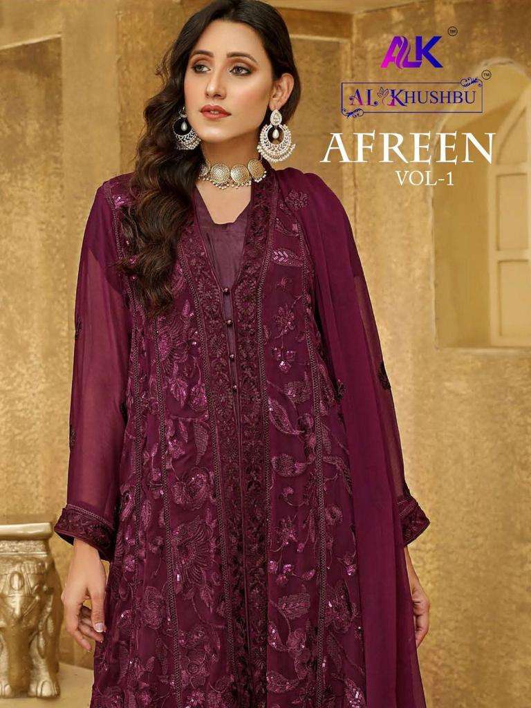 al khushbu afreen vol 1 3031-3032 georgette suit 