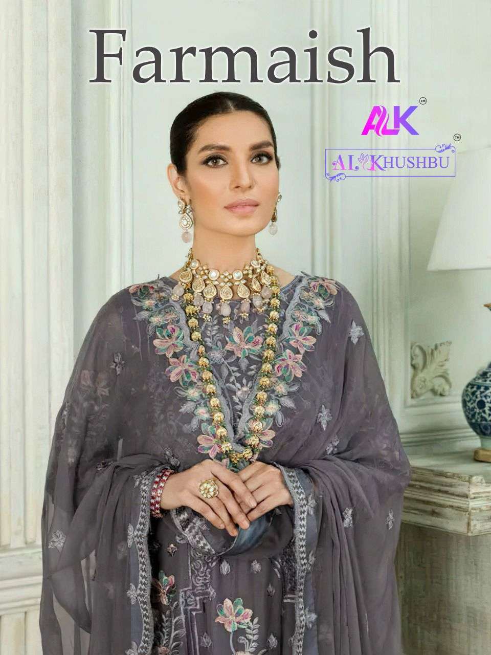 al khushbu farmaish vol 1 series 3001-3003 faux georgette suit 