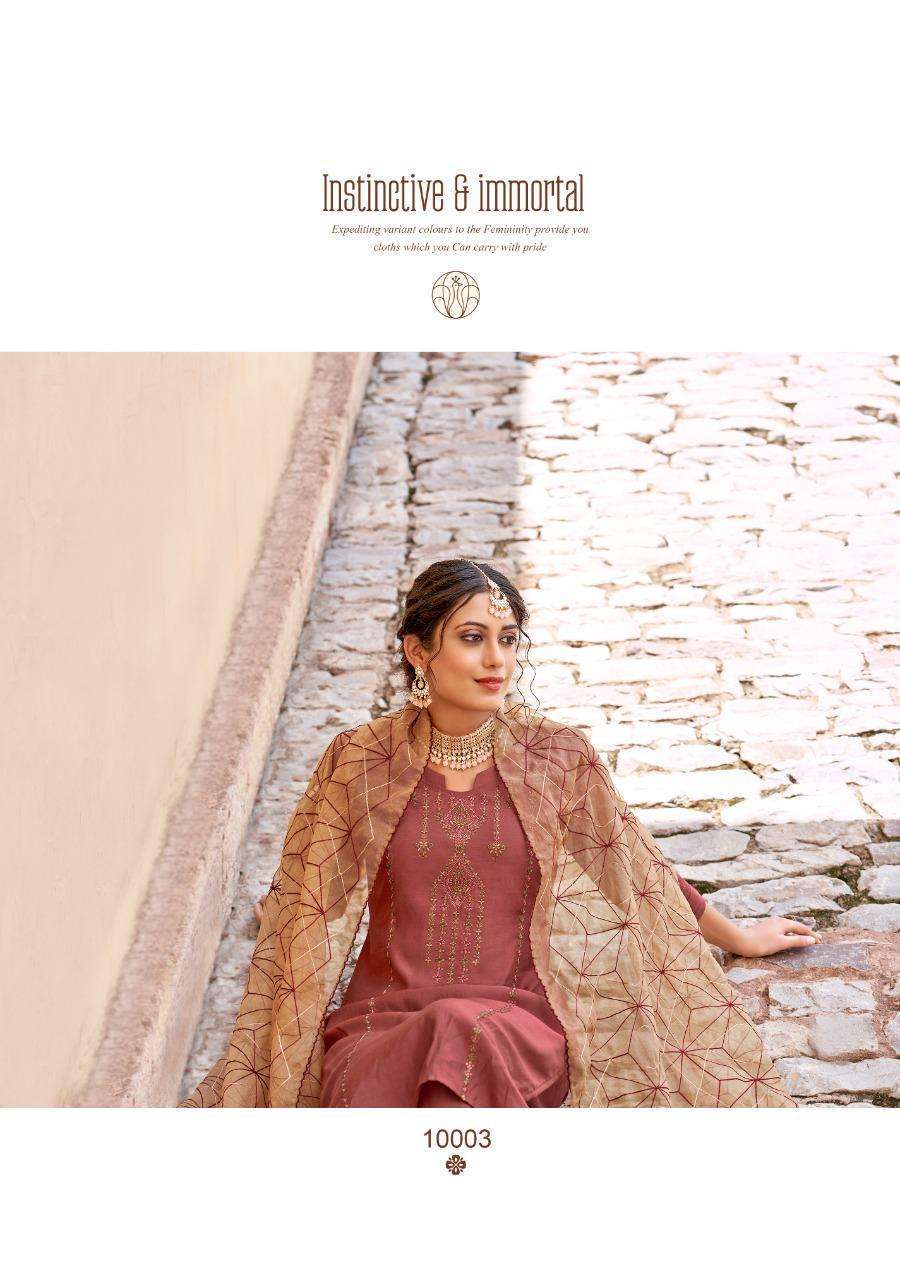 amaaya garments suhani series 10001-10006 viscose readymade suit 