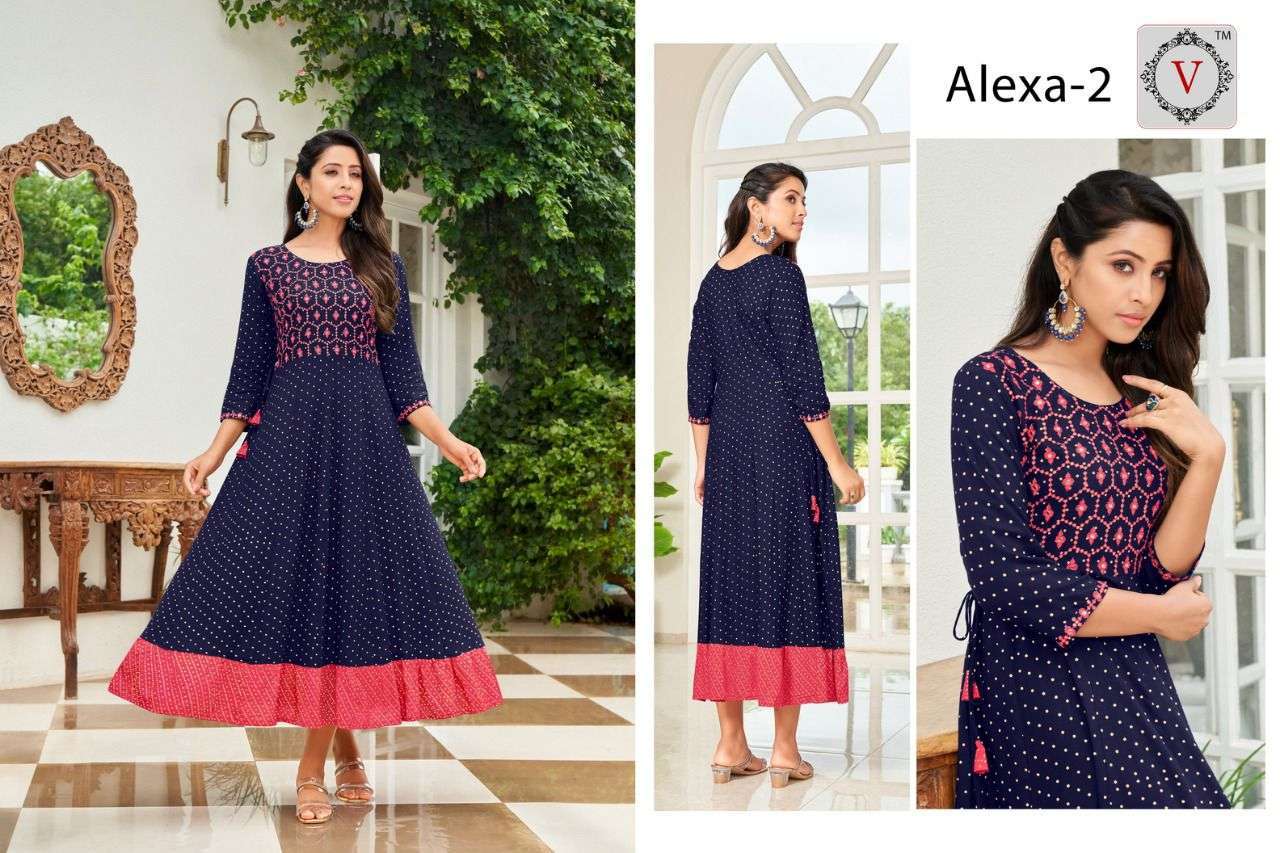 artio alexa vol 2 series 01-08 heavy rayon slub kurti 