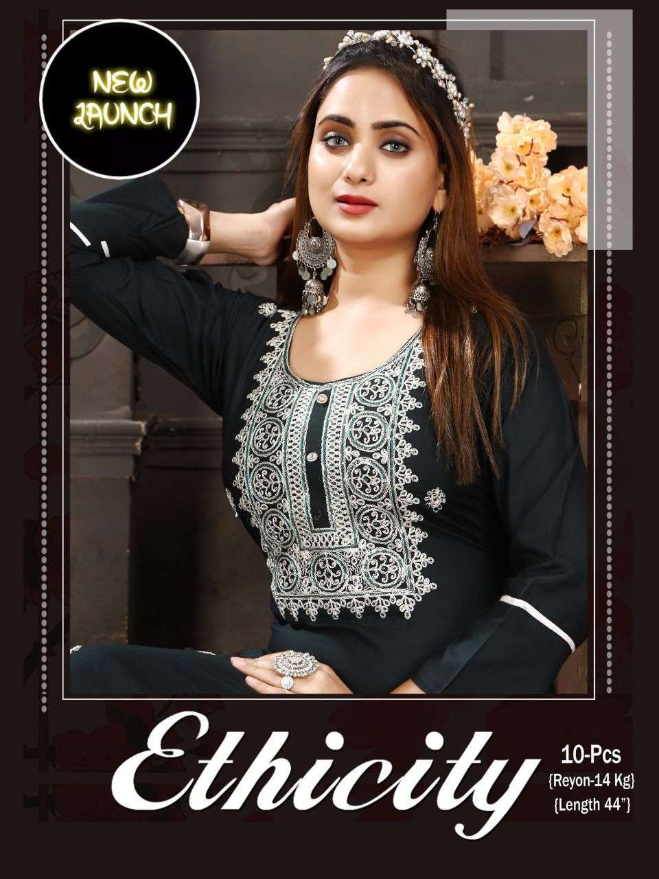 beauty ehtnicity vol 1 series 001-010 14 kg rayon kurti 