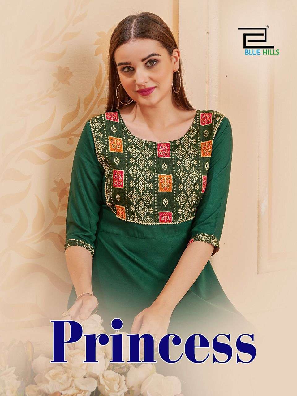 blue hills princess series 1001-1004 14 kg rayon kurti 