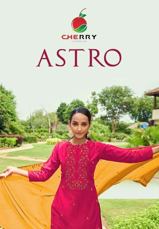 cherry astro series 901-904 pure parampara silk suit