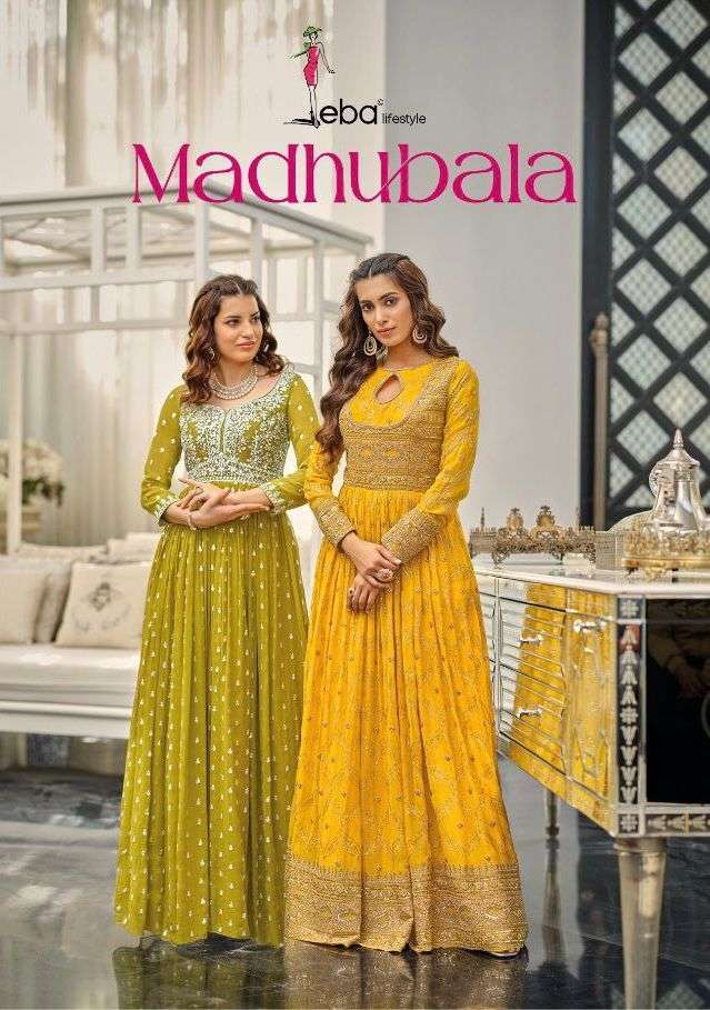 eba madhubala series 1439-1442 georgette suit 