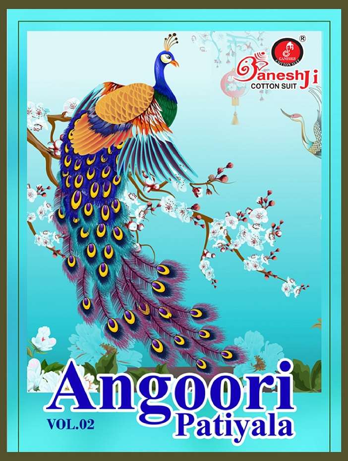 Ganeshji Angoori Patiyala Vol-2 series 2001-2010 pure cotton readymade suit