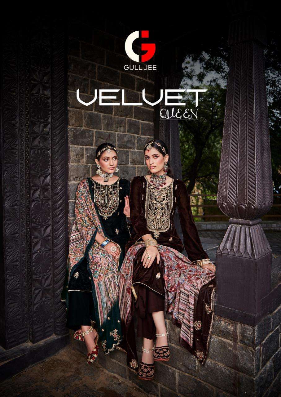 gull jee velvet queen series 15101-15106 velvet suit 