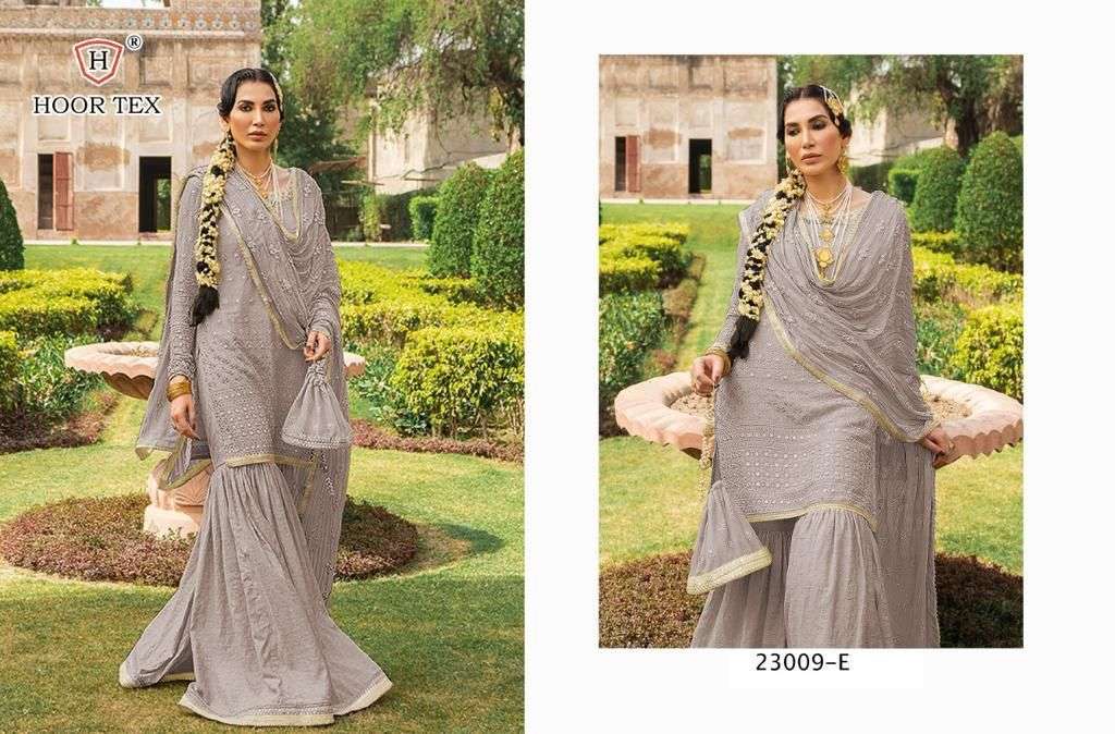 hoor tex 23009 designer georgette suit s