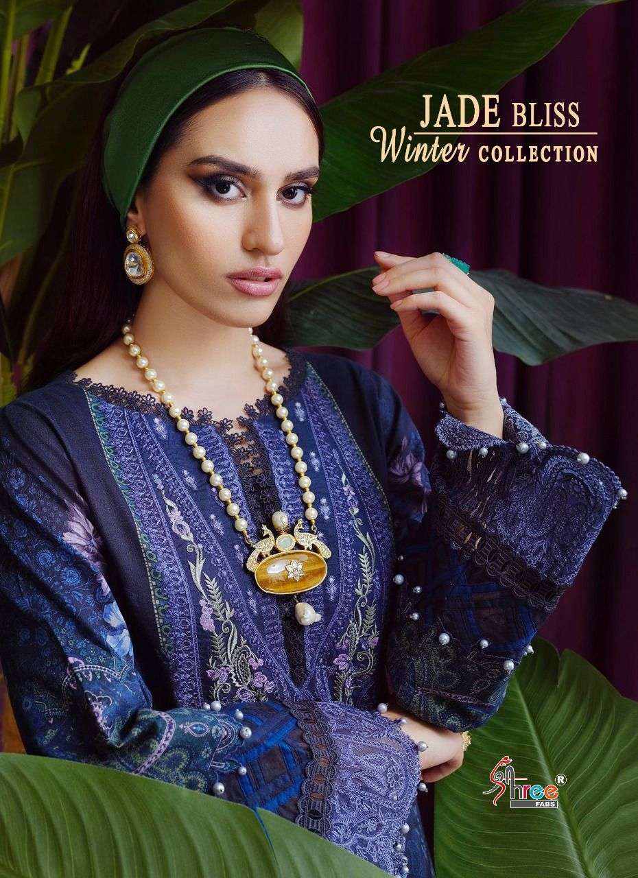 jade bliss winter collection 2343-2350 pashmina suit 