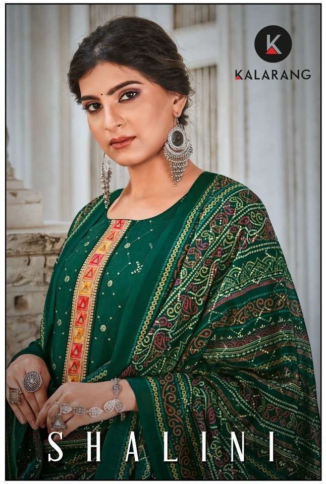 kalarang shalini series 3471-3476 pure viscose silk suit