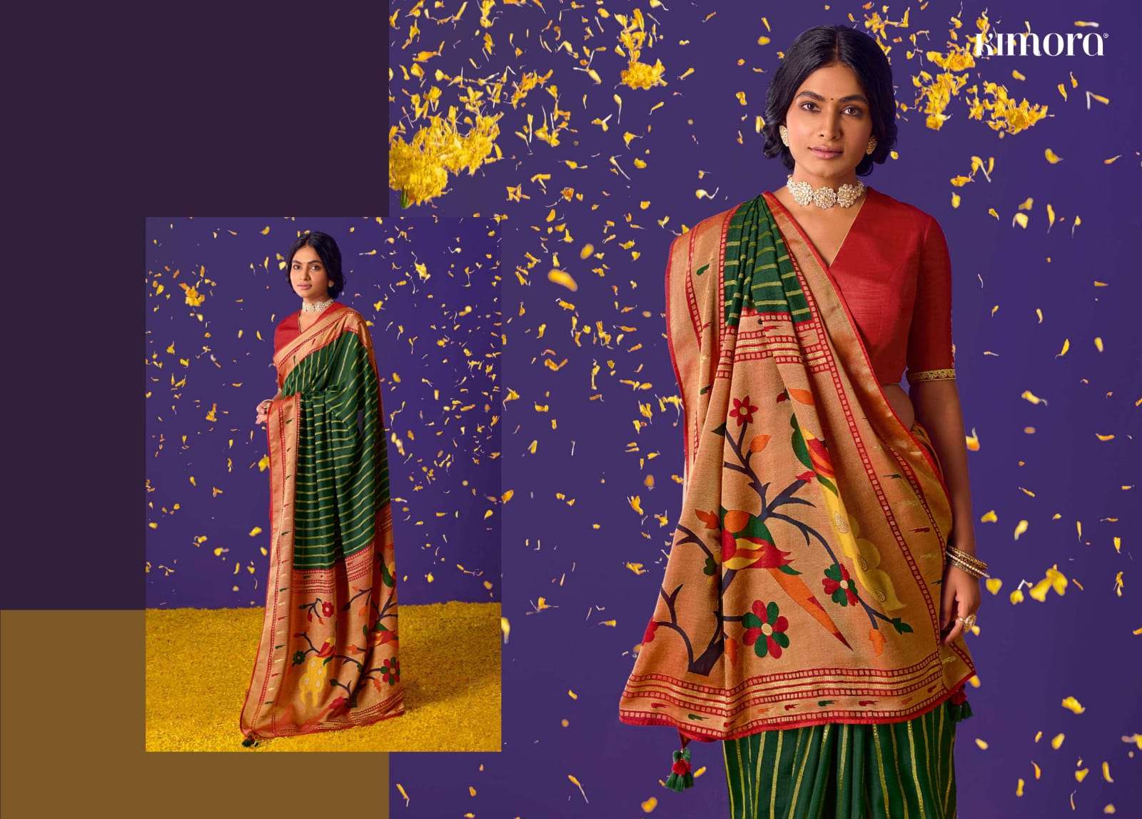 kimora meera vol 6 series 16001-16011 brasso saree 