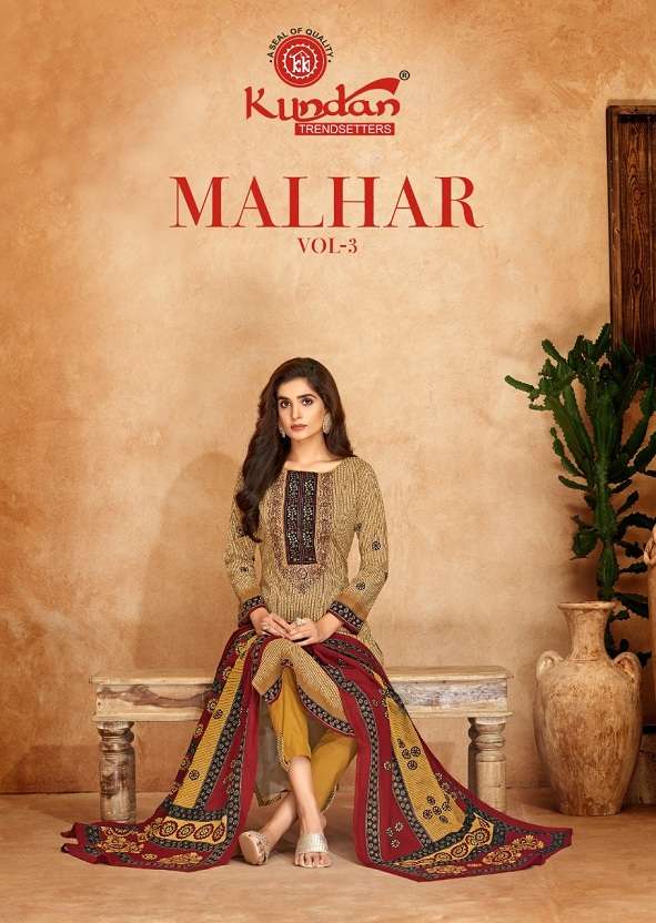 Kundan Malhar Vol-3 series 3001-3010 cotton suit 