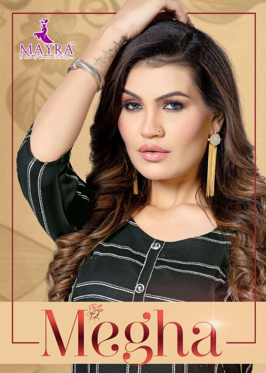 mayra megha series 80019-80024 rayon kurti