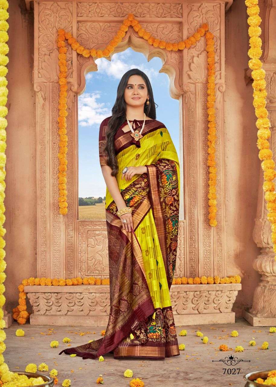 most wanted silk weaves cotton silk saree 