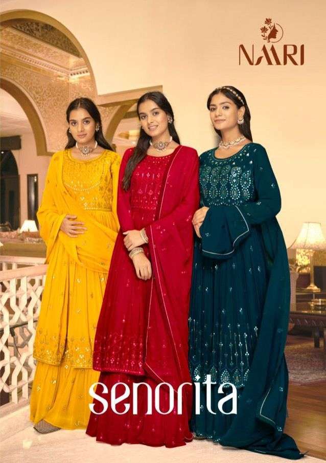 naari senorita series 051-054 pure georgette suit