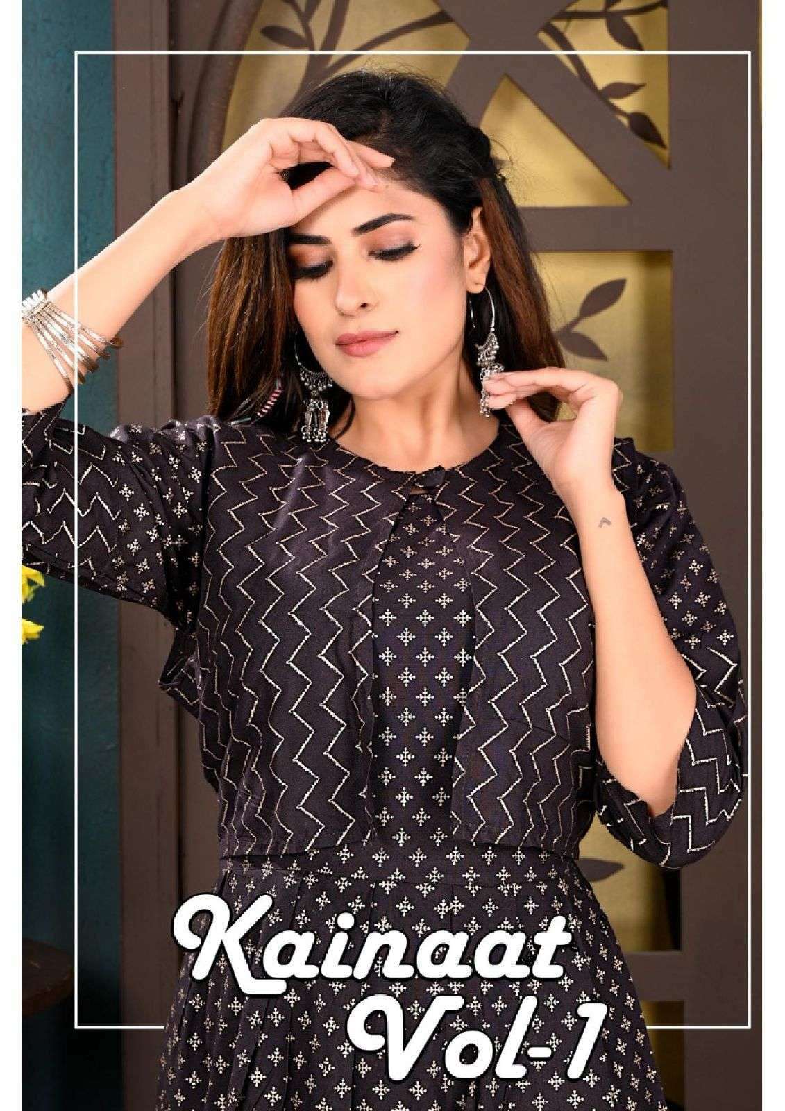 new gold kainaat vol 1 series 1001-1010 heavy rayon kurti