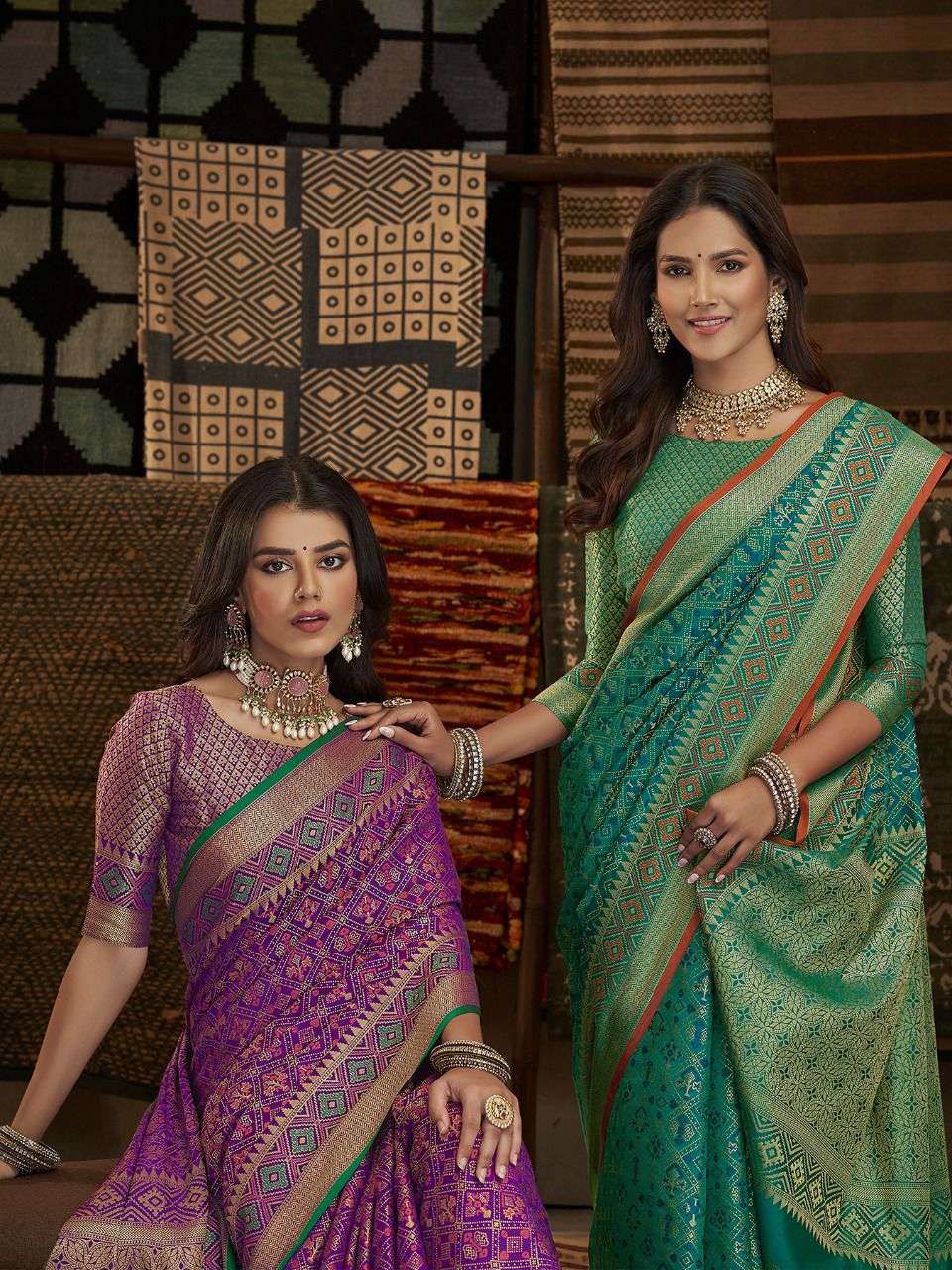 rajpath aansh silk designer patola silk saree