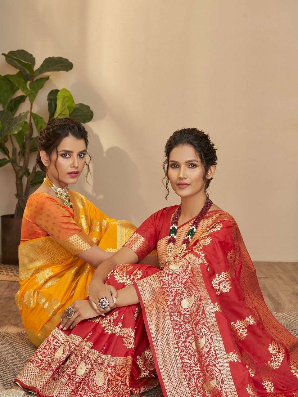 rajpath maharani designer soft silk saree 