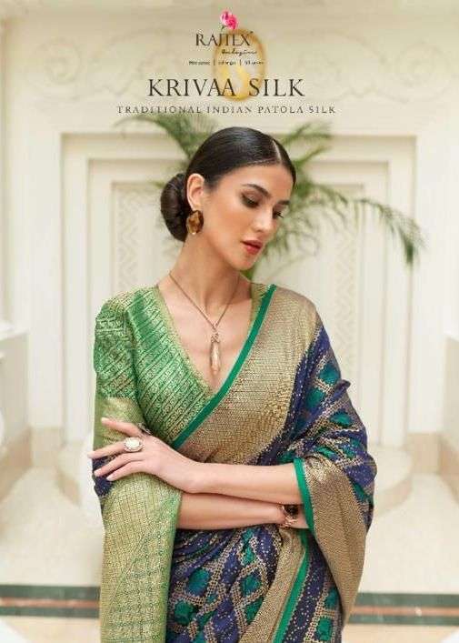 rajtex krivaa silk series 268001-268006 patola silk saree