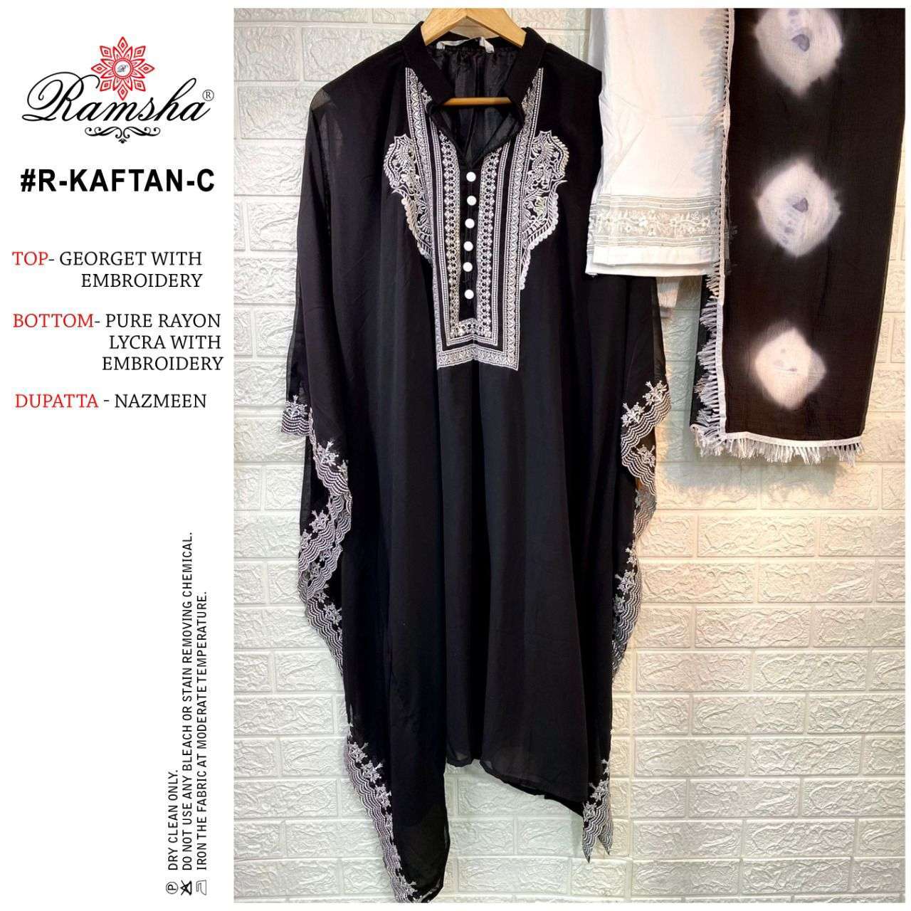 ramsha r-kaftan nx georgette suit 