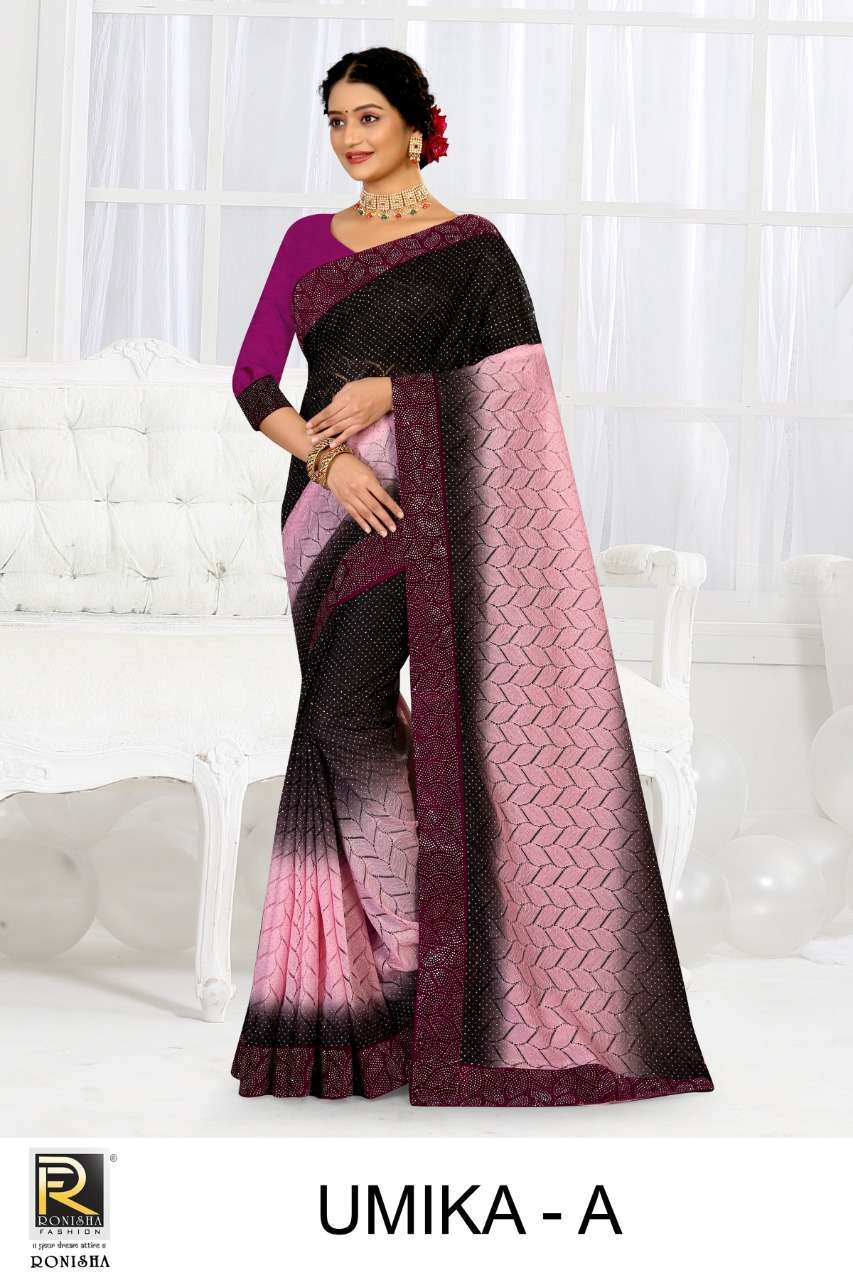 ranjna saree Umika lycra saree