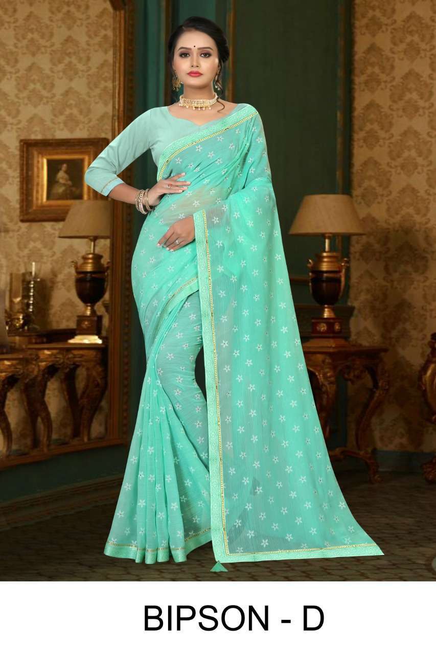 ronisha Bipson zomato embroidery saree