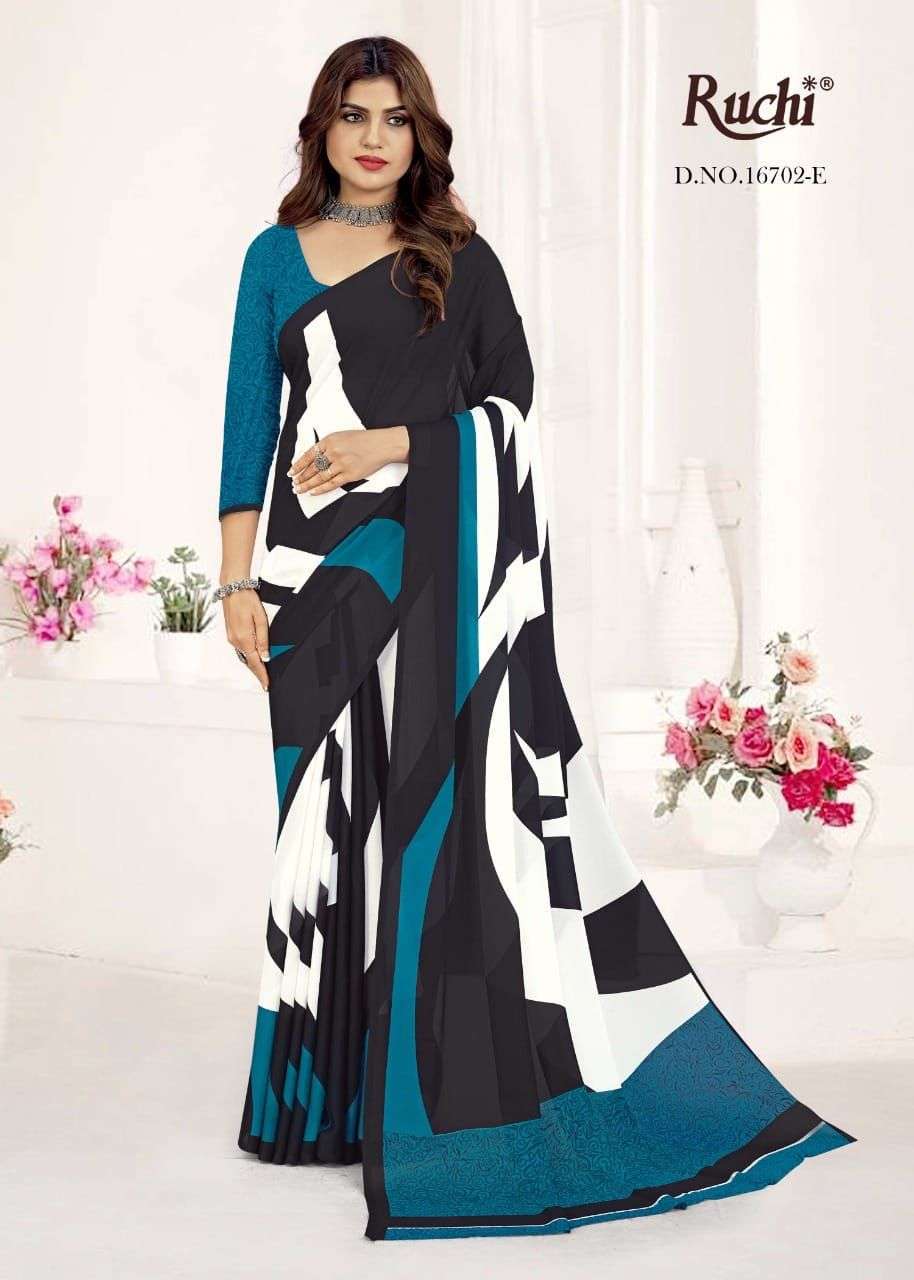 ruchi avantika silk series 16702 silk georgette saree 