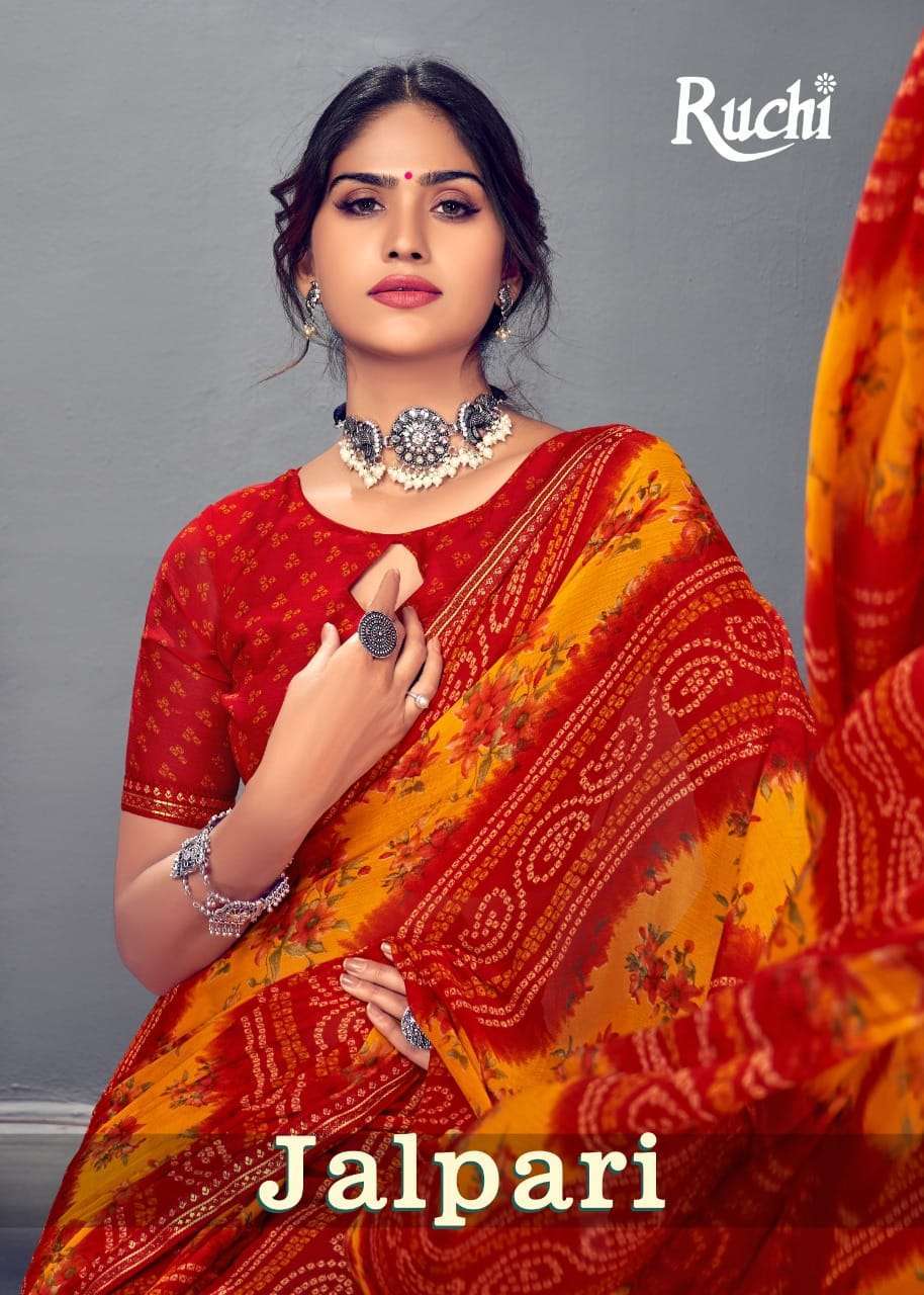 ruchi jalpari vol 3 series 19303 chiffon saree