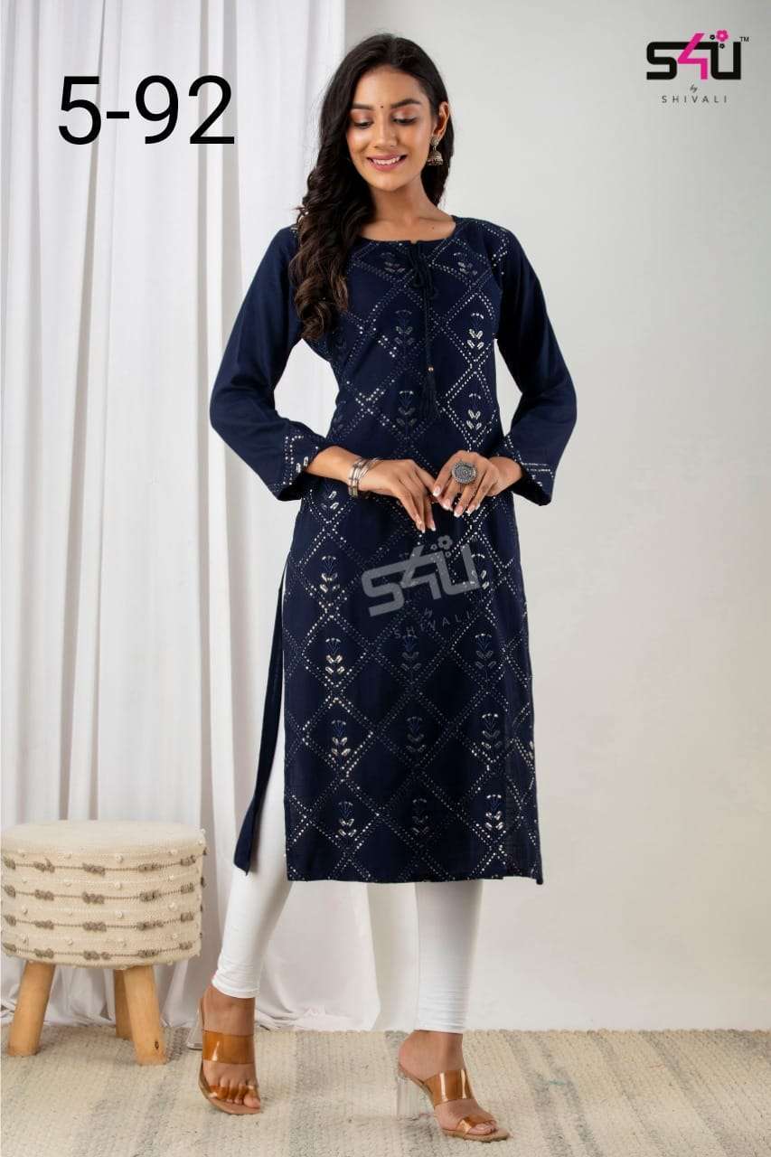 s4u prg 92 fancy printed kurti 