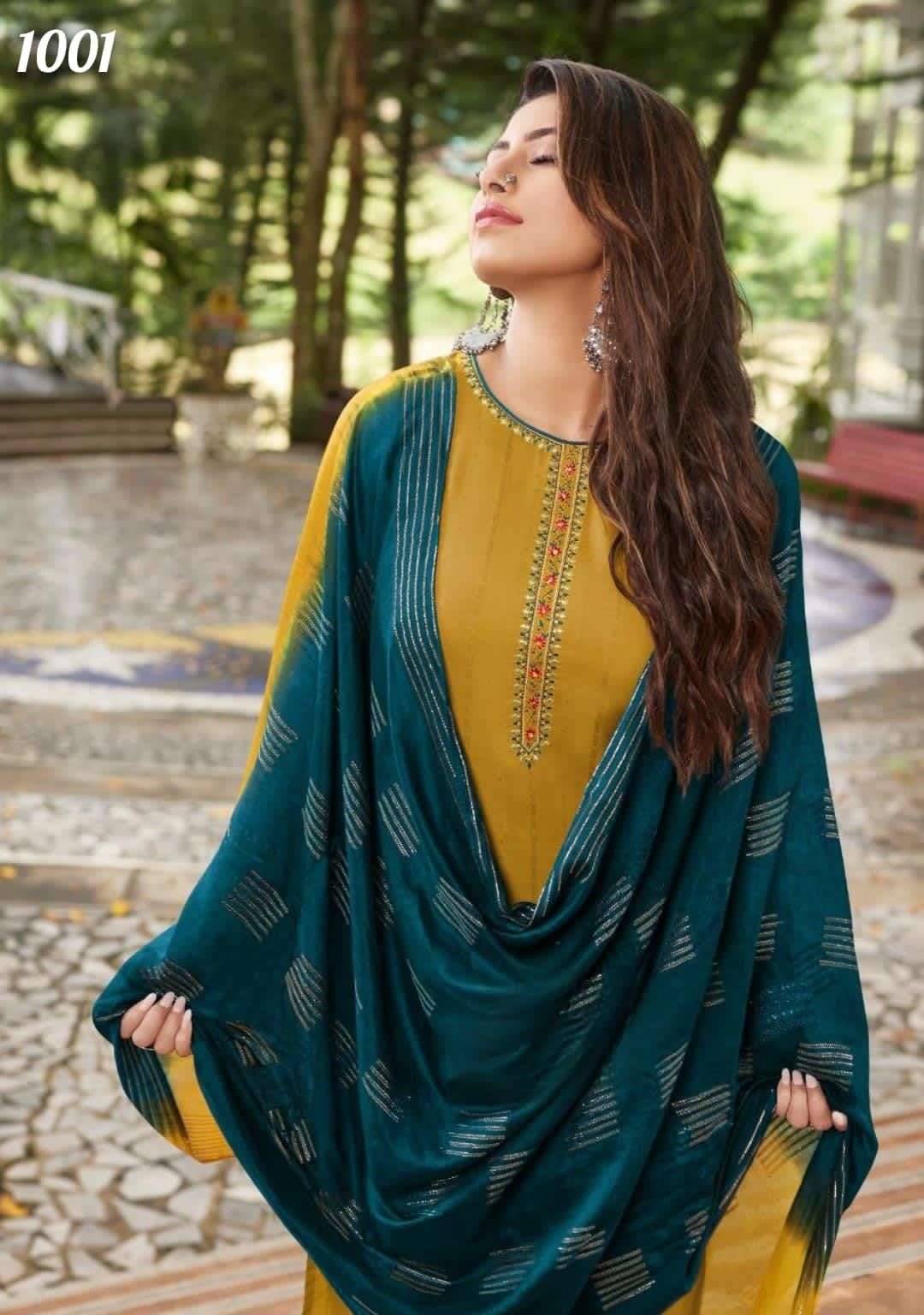 safar designer fancy viscose dobby readymade suit 