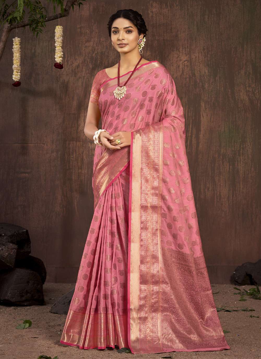 sangam prints sobhana silk series 2475-2480 cotton saree