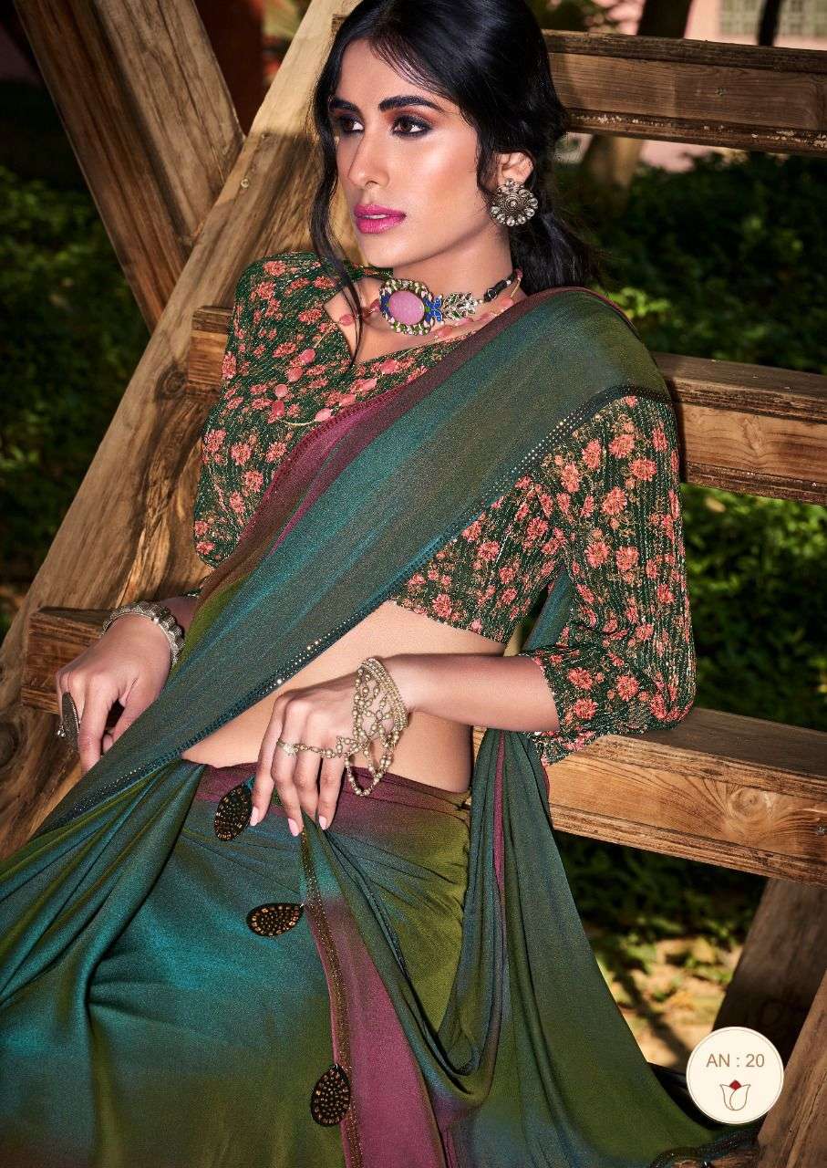 sr aruna vol 2 designer 3d velvet chiffon saree